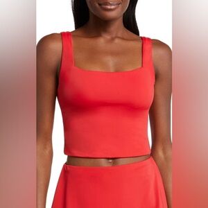 Andie Red Swim Top